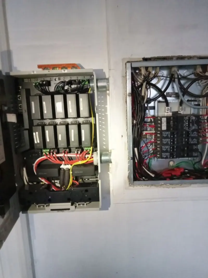 Electrical panel upgrade completed for Security Camera Wiring in West Palm Beach
